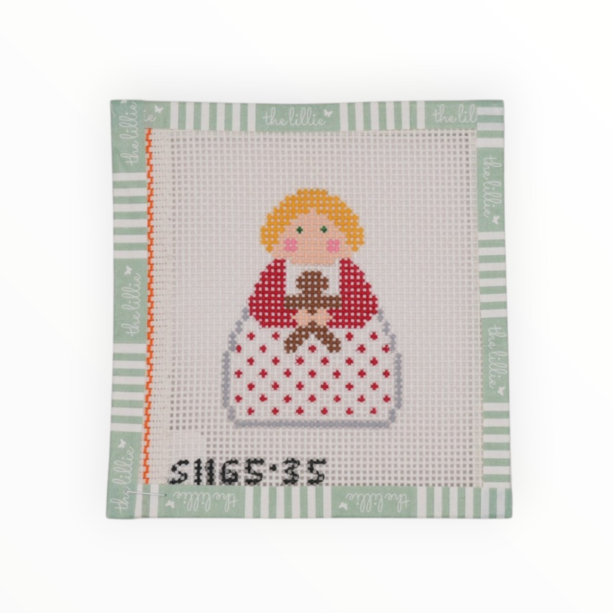 Angel with Gingerbread Man | Needlepoint Canvas