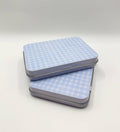 Blue Gingham Magnetic Needle Tin | Needlepoint Accessories