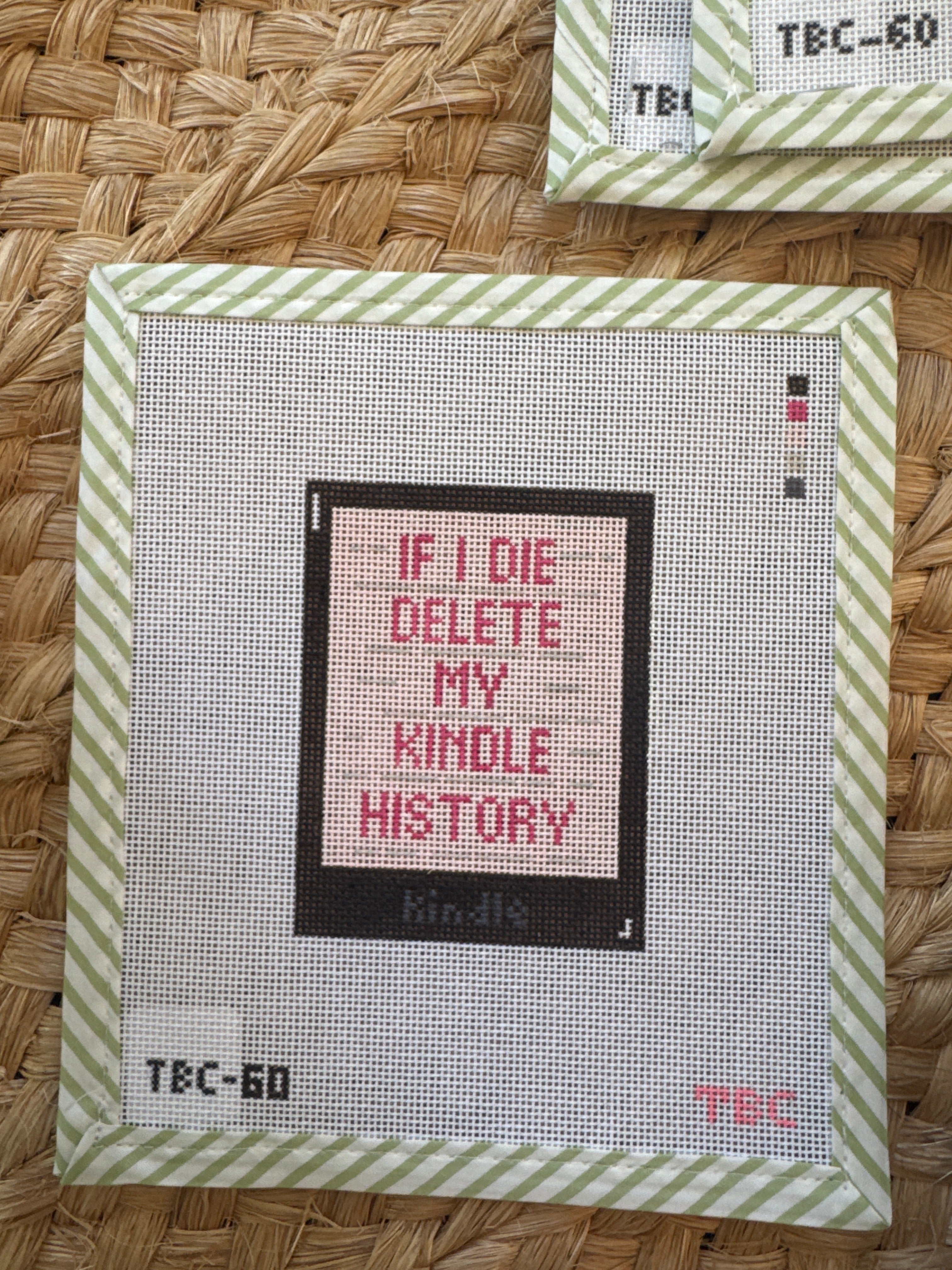 Kindle History | Needlepoint Canvas