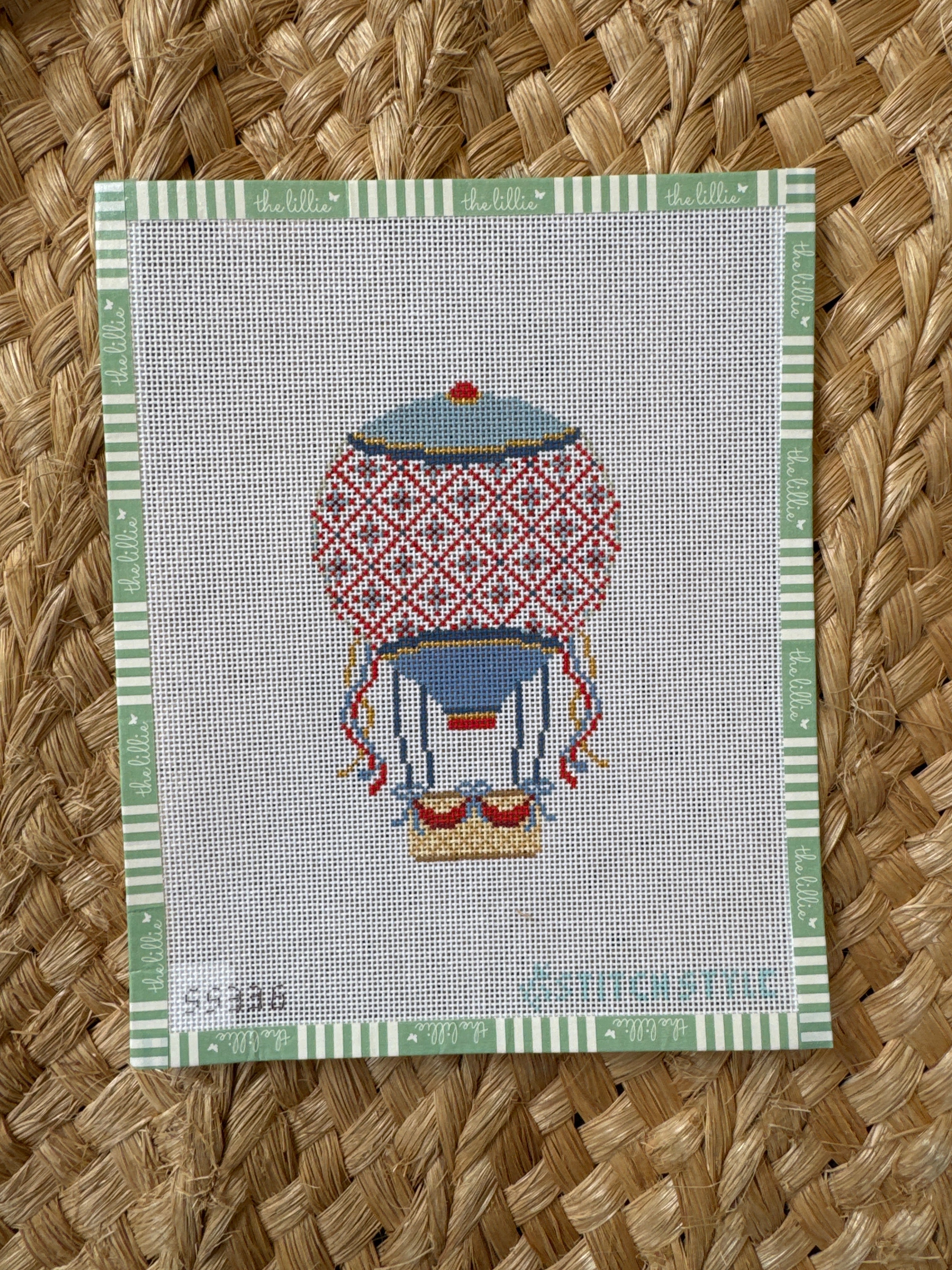 Patriotic Hot Air Balloon | Needlepoint Canvas