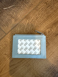Everyday Wallet - Robins Eggs Blue + silver chain