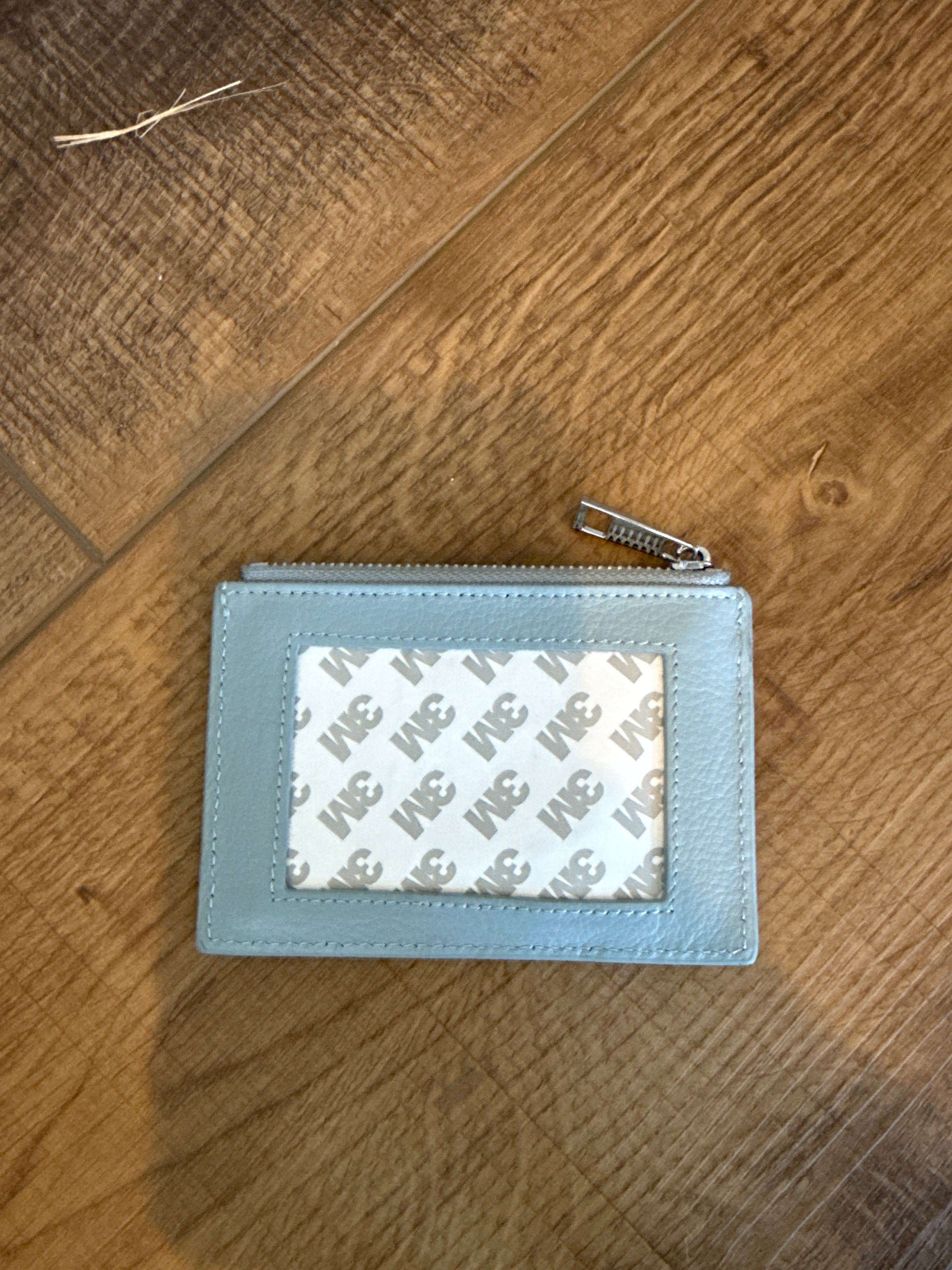 Everyday Wallet - Robins Eggs Blue + silver chain