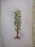 Tree of Life – Browns & Greens on White | Needlepoint Canvas
