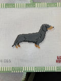 Dachshund – Black & Tan | Needlepoint Canvas