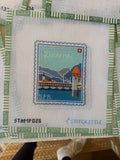 Lucerne Travel Stamp | Needlepoint Canvas