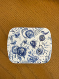 Needle Tin - Indigo Florals