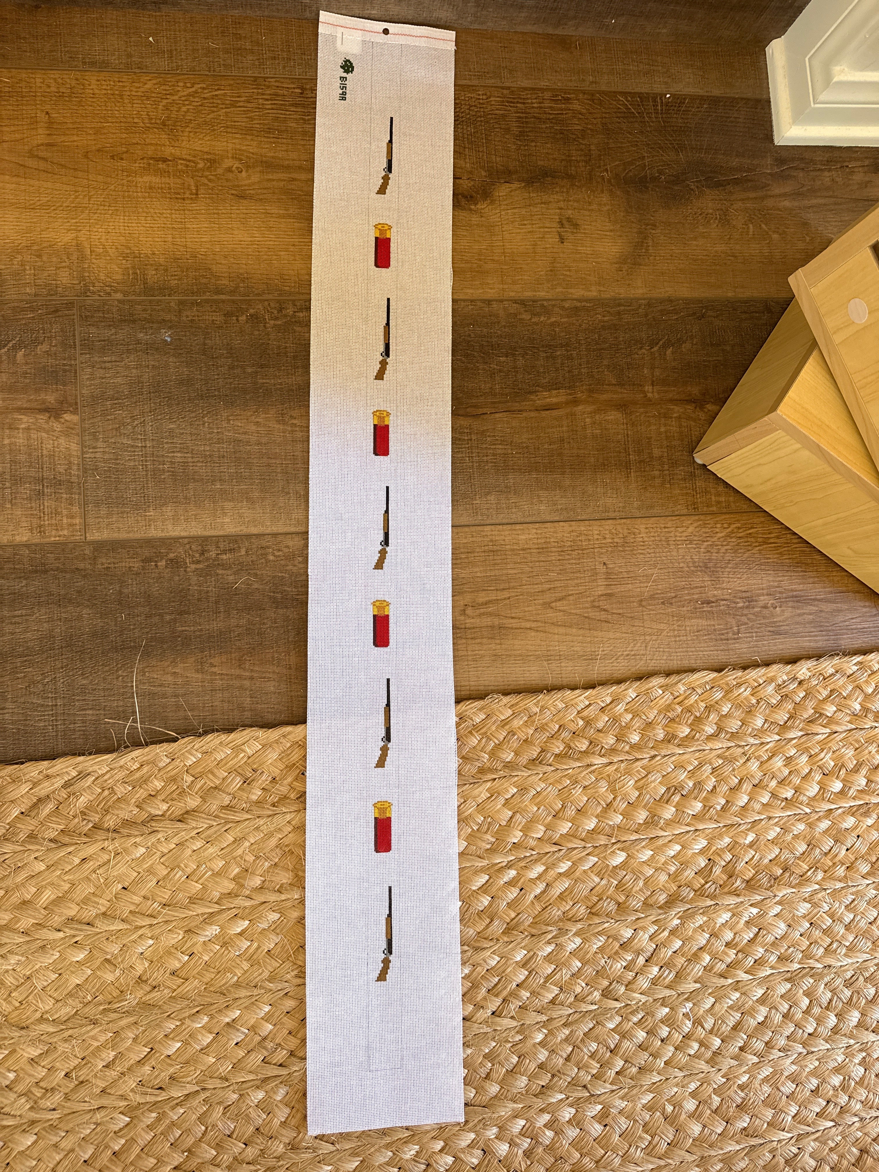 Shotgun & Shells-End to End | Needlepoint Canvas