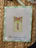 Pale Lime Mini Oaxaca Dress | Needlepoint Canvas