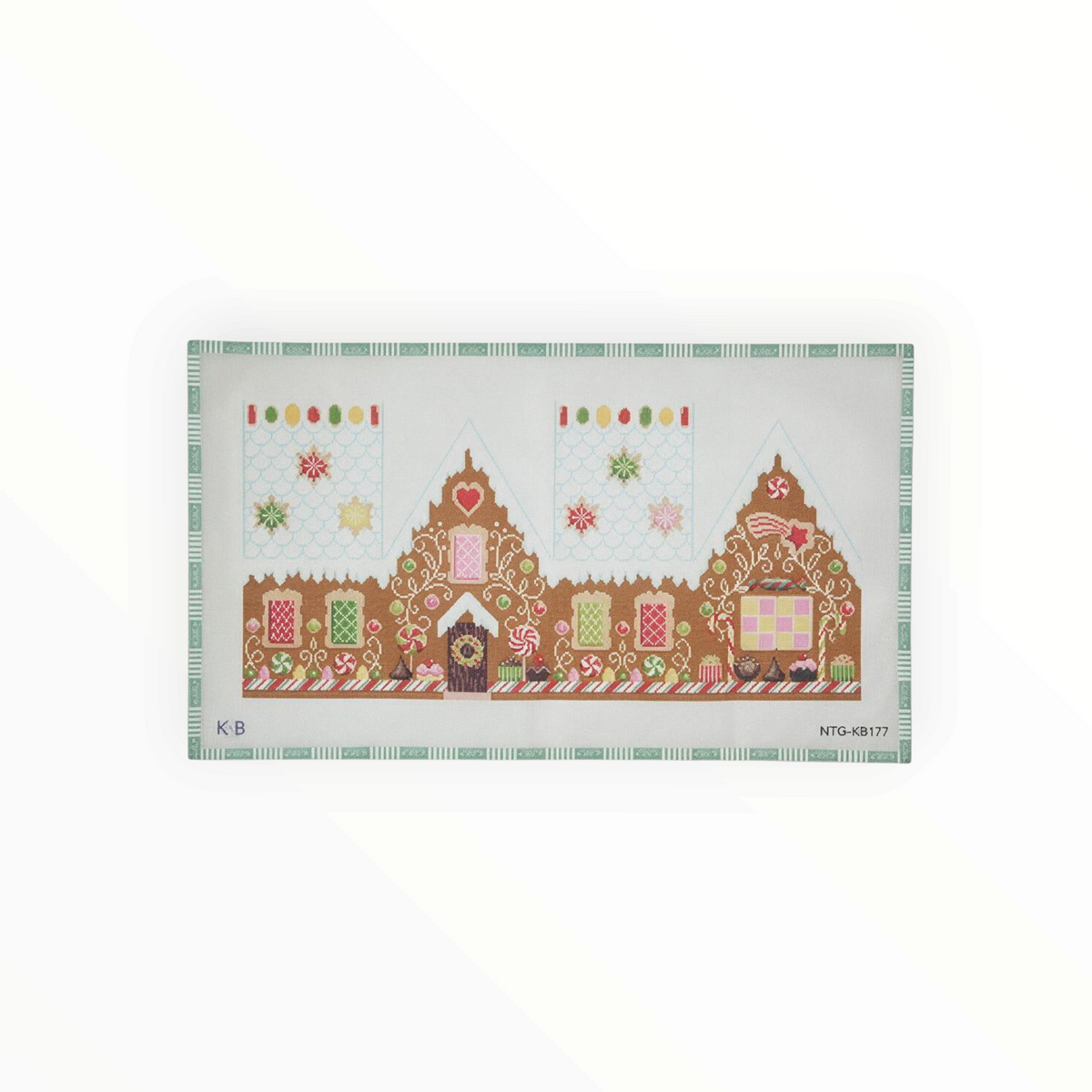 Candy Cottage Gingerbread House | Needlepoint Canvas