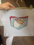 1480-C Angel with Dove Cuff | Needlepoint Canvas