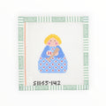 Baseball Angel needlepoint canvas by KCN Designers
