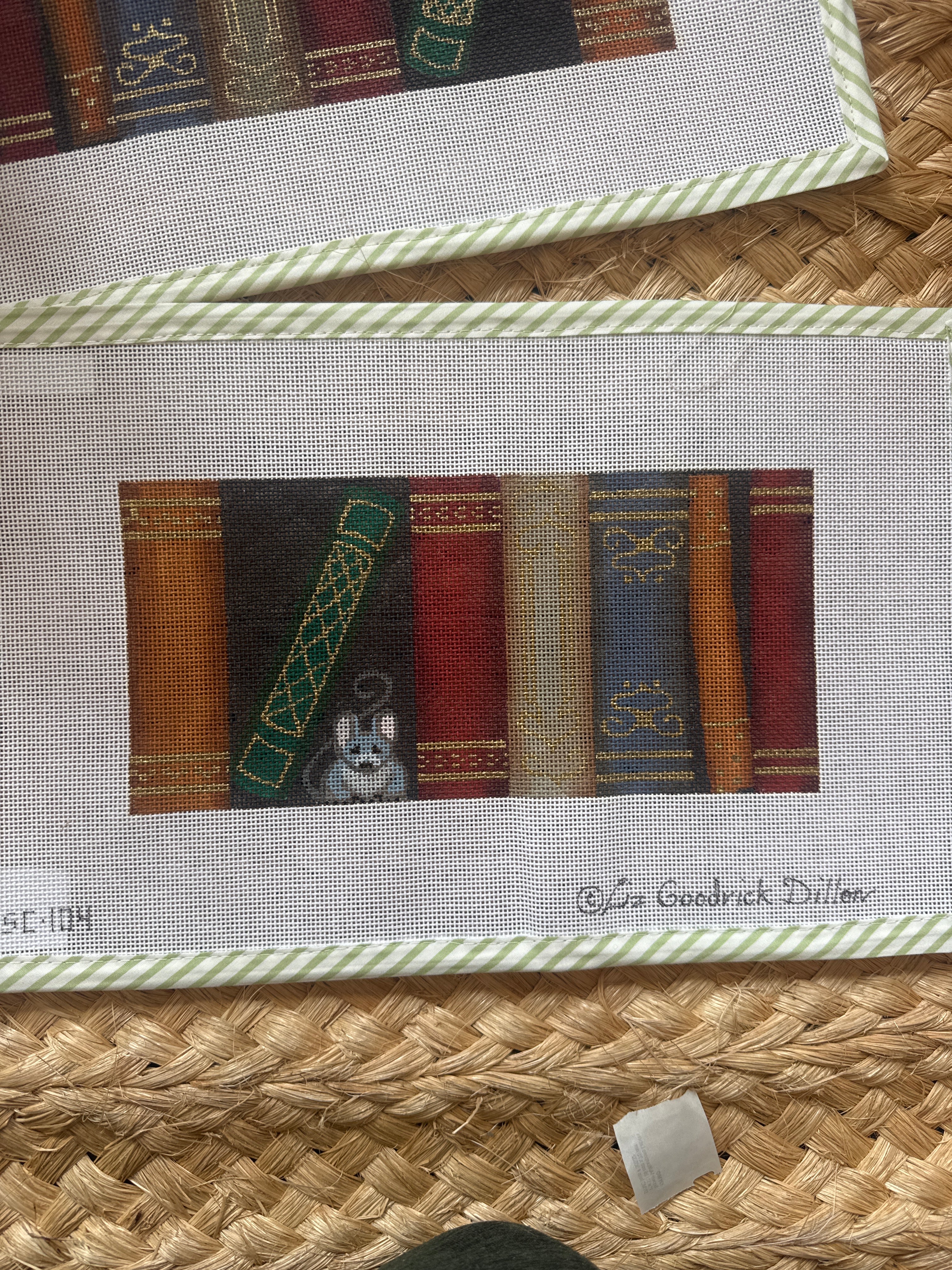 Book Mouse | Needlepoint Canvas
