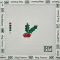Holly Berries Mini needlepoint canvas