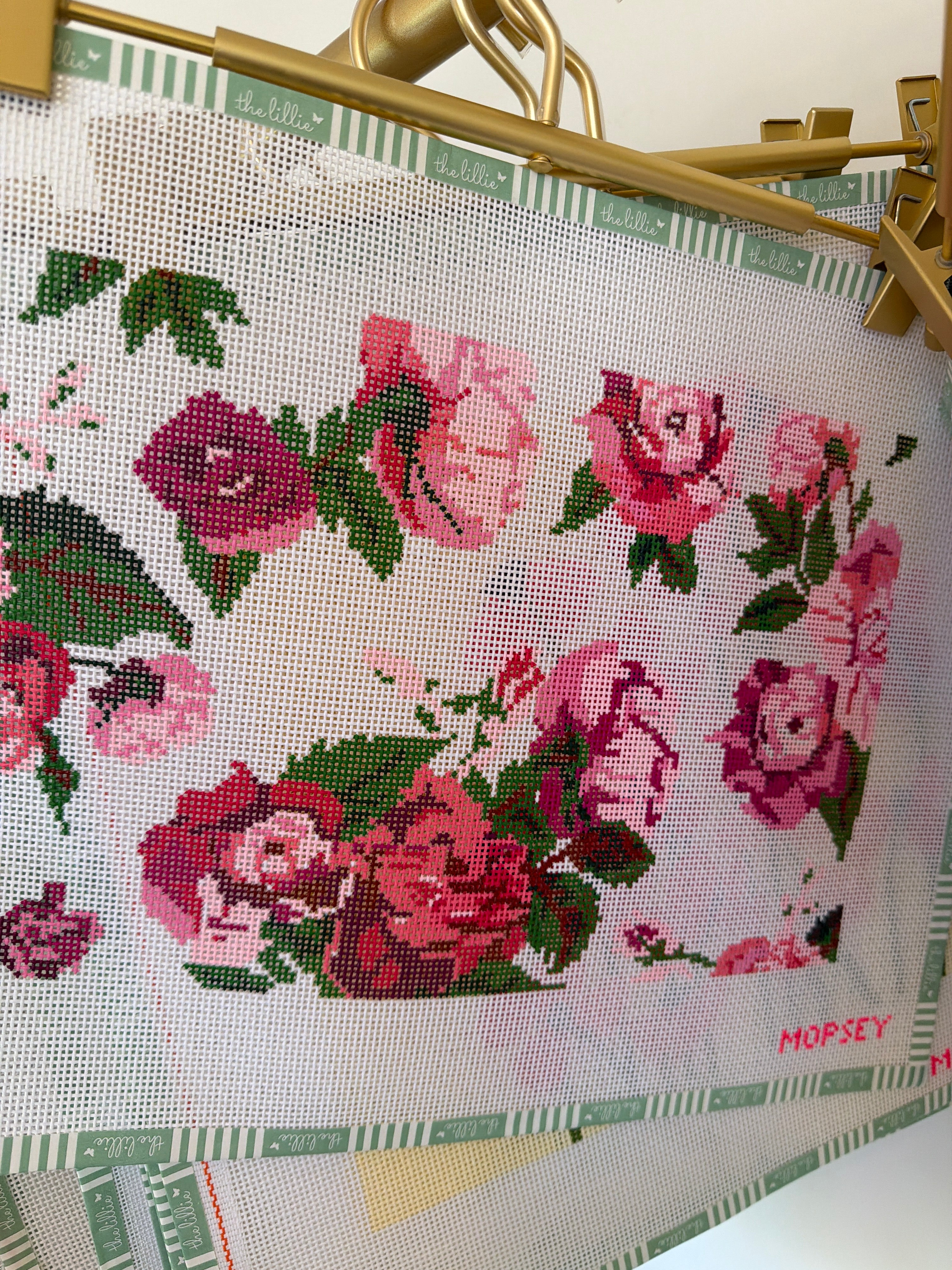 Roses Are Red | Needlepoint Canvas
