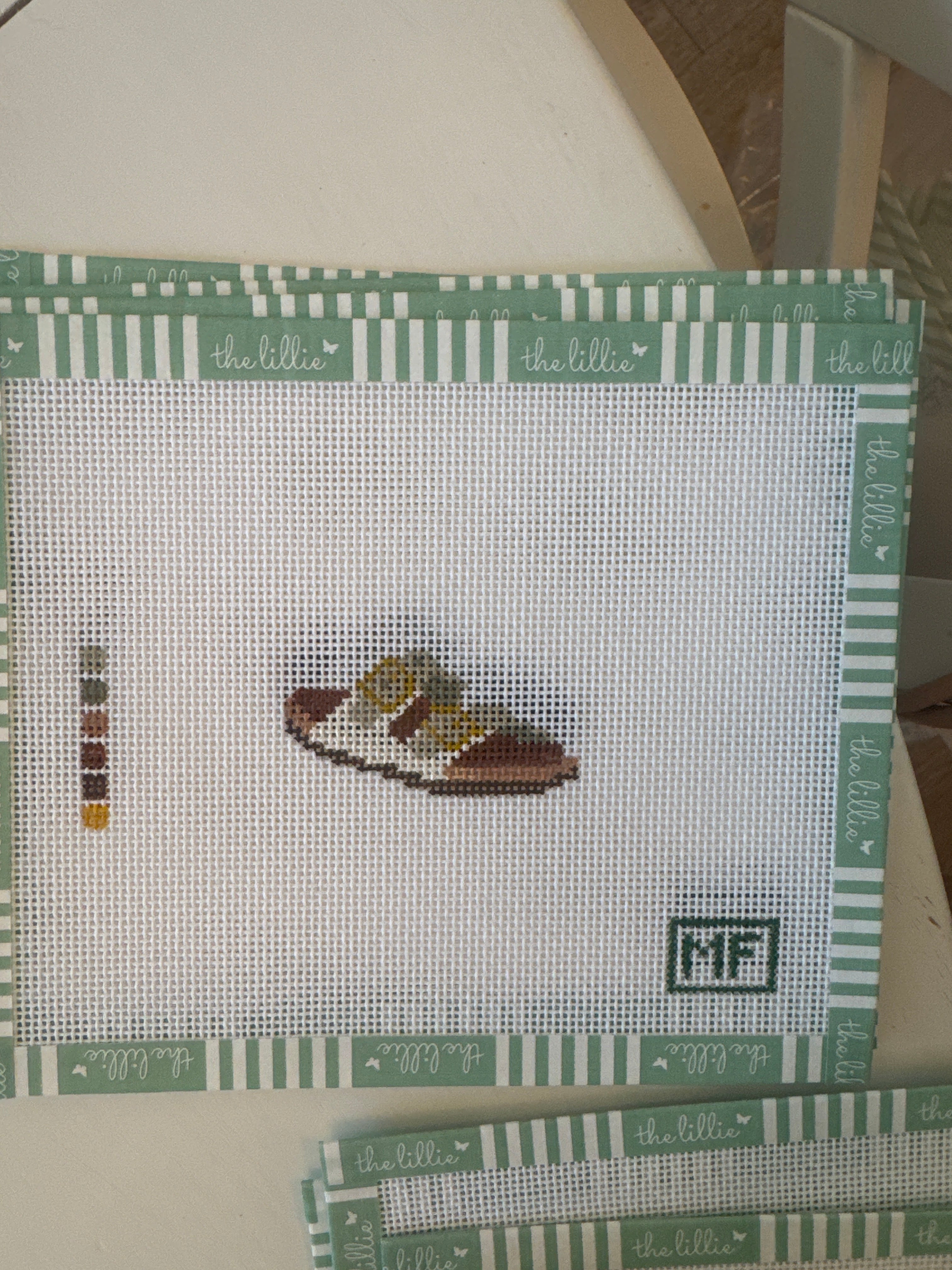 Leather Sandal Mini | Needlepoint Canvas