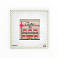 Cartier Storefront needlepoint canvas by Gingham Stitchery