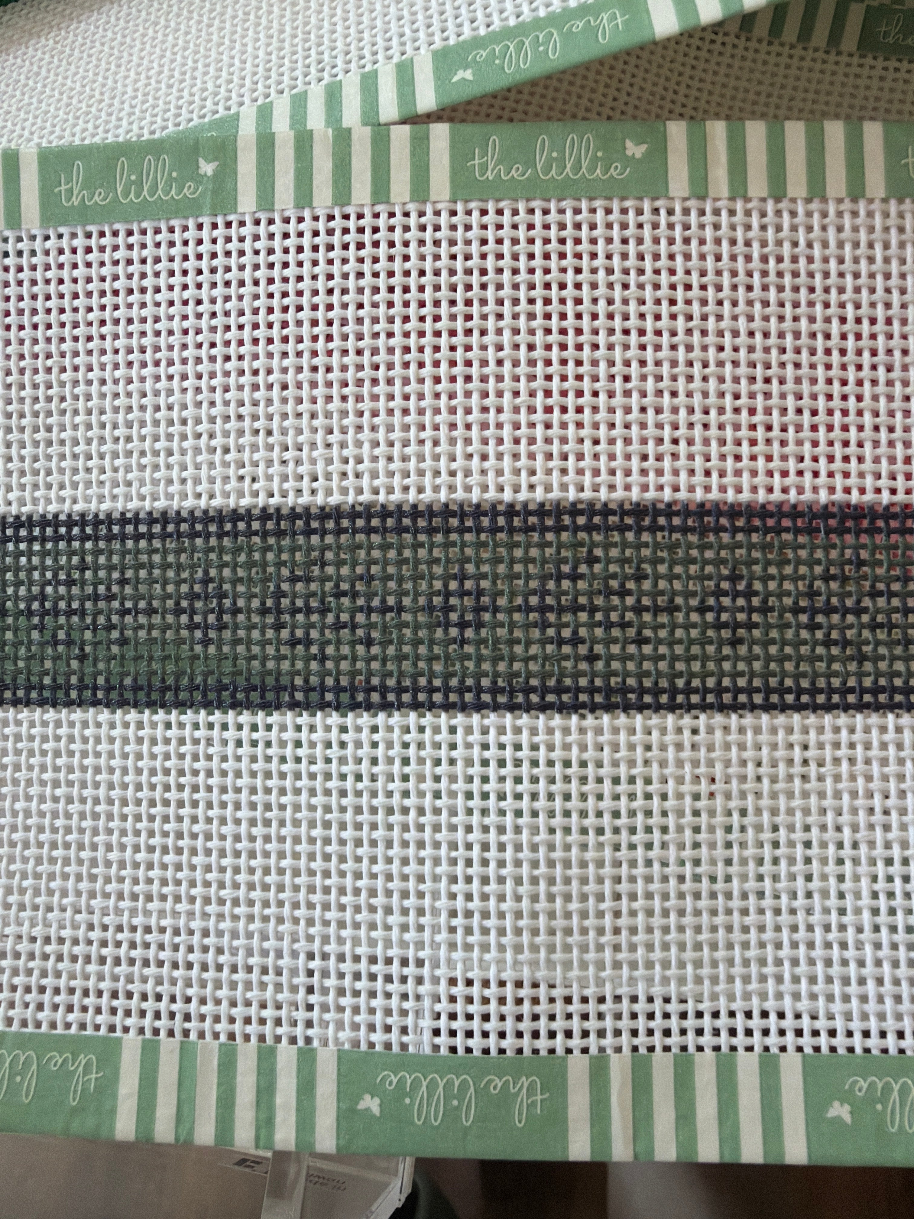 Bedford – Green/Navy | Needlepoint Canvas