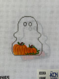 Pumpkin Ghost | Needlepoint Canvas