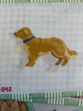 Golden Retriever | Needlepoint Canvas