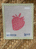 Pink Strawberry | Needlepoint Canvas
