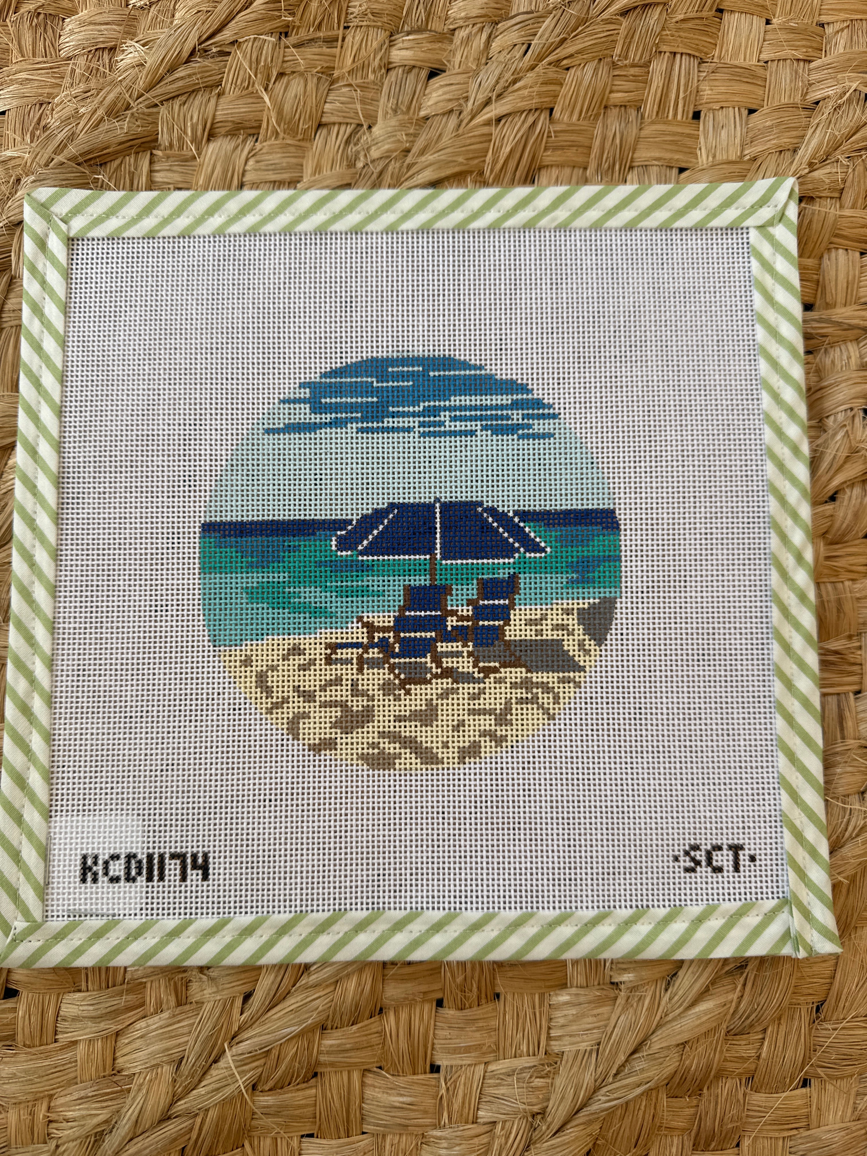 Beach Chairs | Needlepoint Canvas