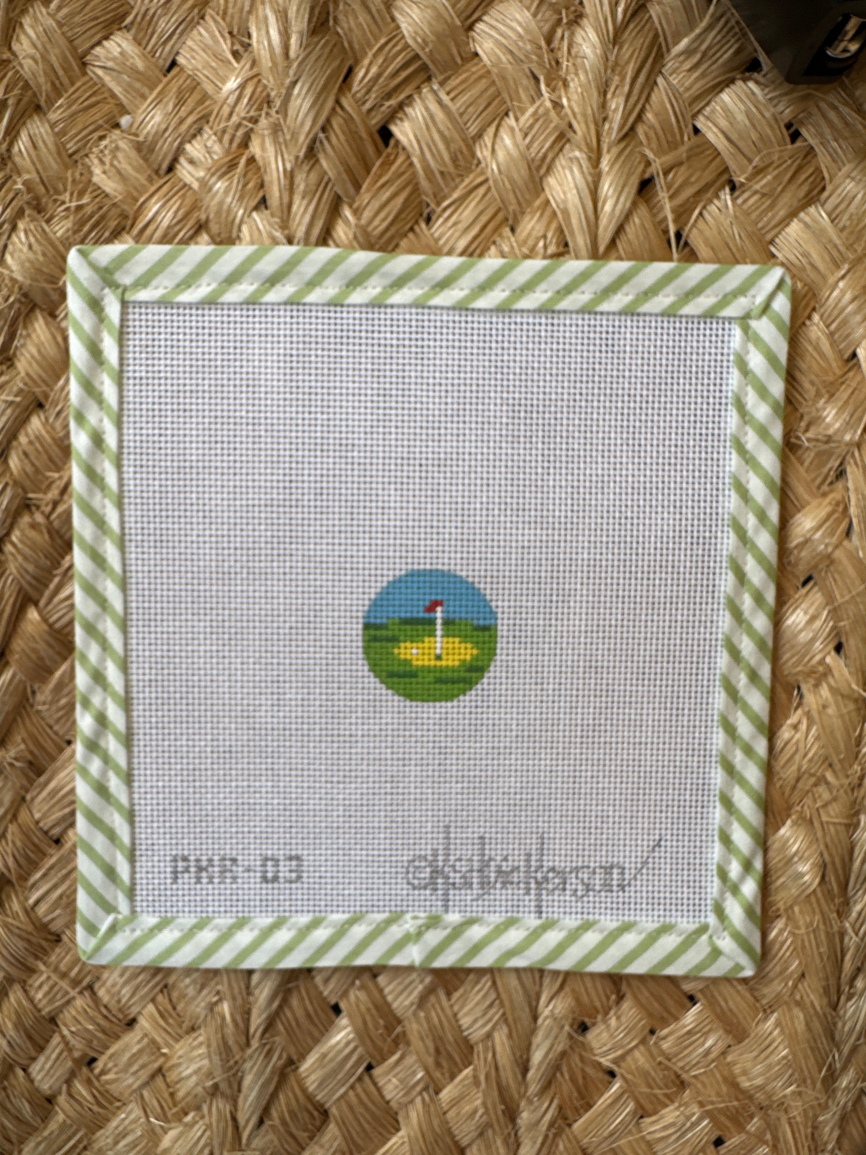 Golf – Putting Green Fob | Needlepoint Canvas