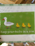 Keep Your Ducks in a Row | Needlepoint Canvas