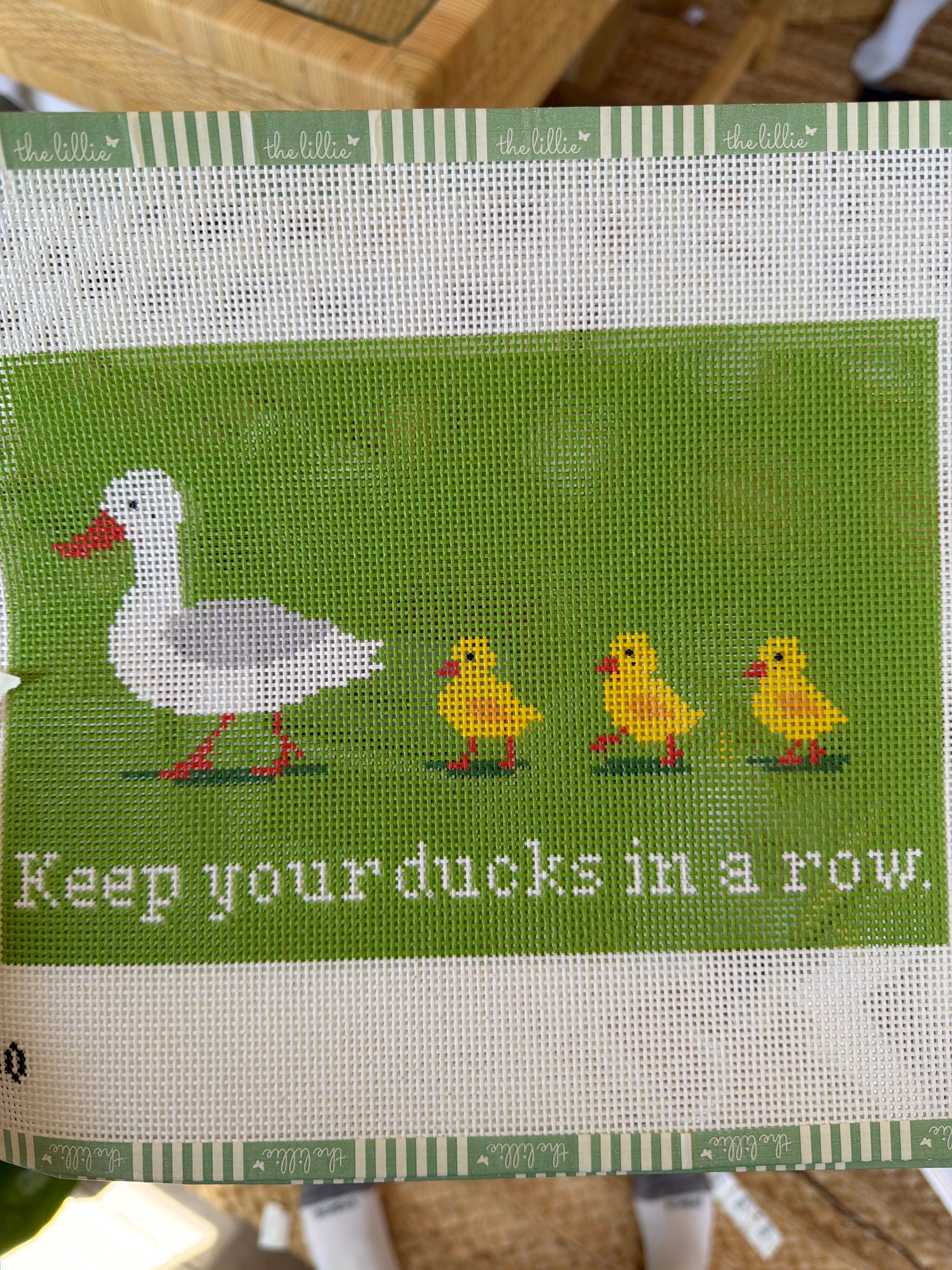 Keep Your Ducks in a Row | Needlepoint Canvas