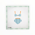 Bikini (Striped) needlepoint canvas by JJ