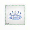 Santa Barbara Mission needlepoint canvas by JJ