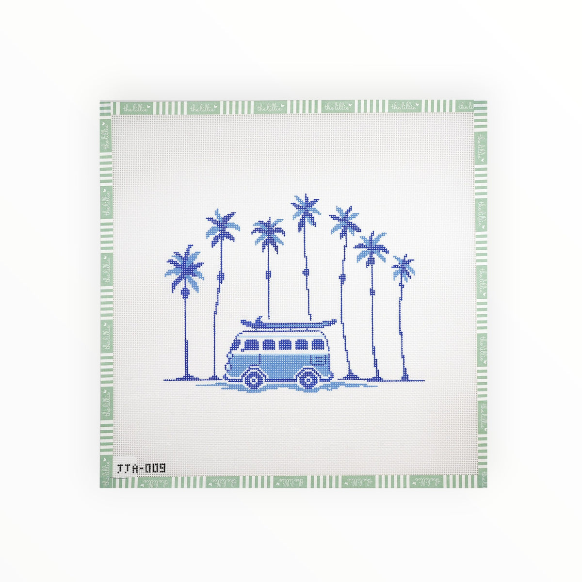 Santa Barbara Waterfront needlepoint canvas by JJ