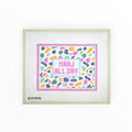 MAHJ All Day Tile Bag needlepoint canvas by KCN Designers