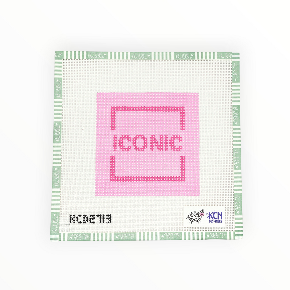 Iconic needlepoint canvas by KCN Designers
