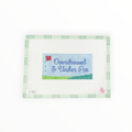 Overdressed and Under Par needlepoint canvas by Gingham Stitchery
