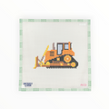Big Bulldozer needlepoint canvas by AC Designs