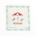 Carousel Circus needlepoint canvas by Stitch Style