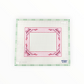 Pink Bow 5 x 7 Frame needlepoint canvas by Penny Linn Designs