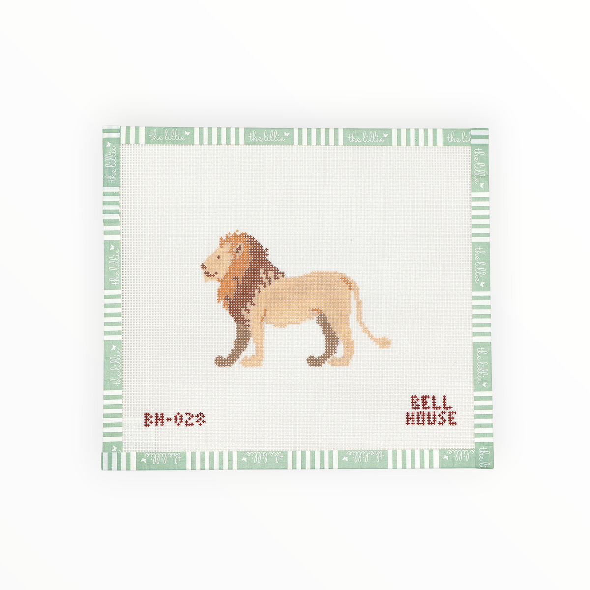 Lion needlepoint canvas by Bell House Designs