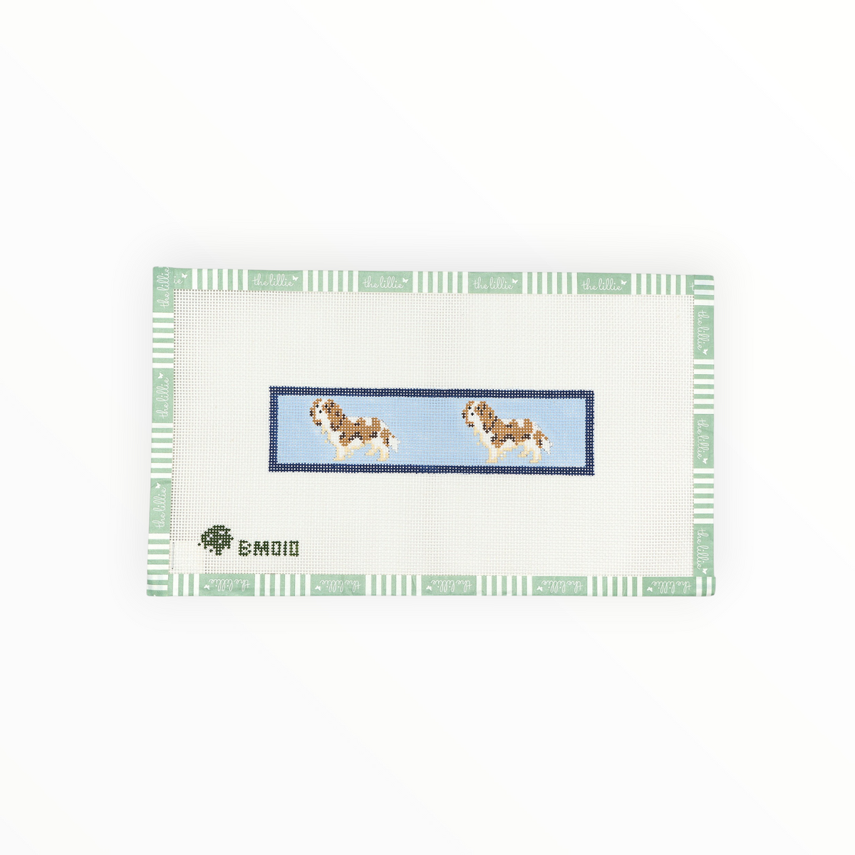 King Charles Cavalier Bookmark needlepoint canvas by Elm Tree Needlepoint Designs