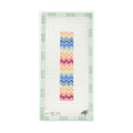 Bargello Keychain needlepoint canvas by Stitch Style