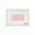 Pink Ribbon Insert needlepoint canvas by The Gingham Stitchery