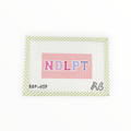 NDLPT Large – Pink needlepoint canvas by Rachel Barri Designs
