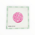 Pink Pickleball needlepoint canvas by KCN Designers