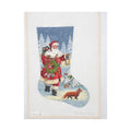 Lantern Woodland Walk Stocking | Needlepoint Canvas