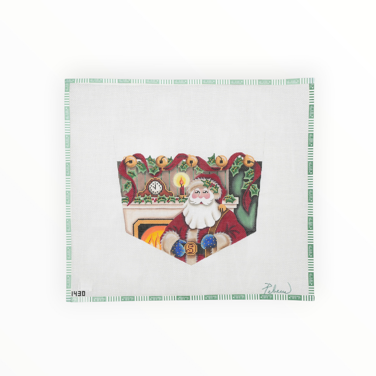 Elegant Santa Cuff | Needlepoint Canvas
