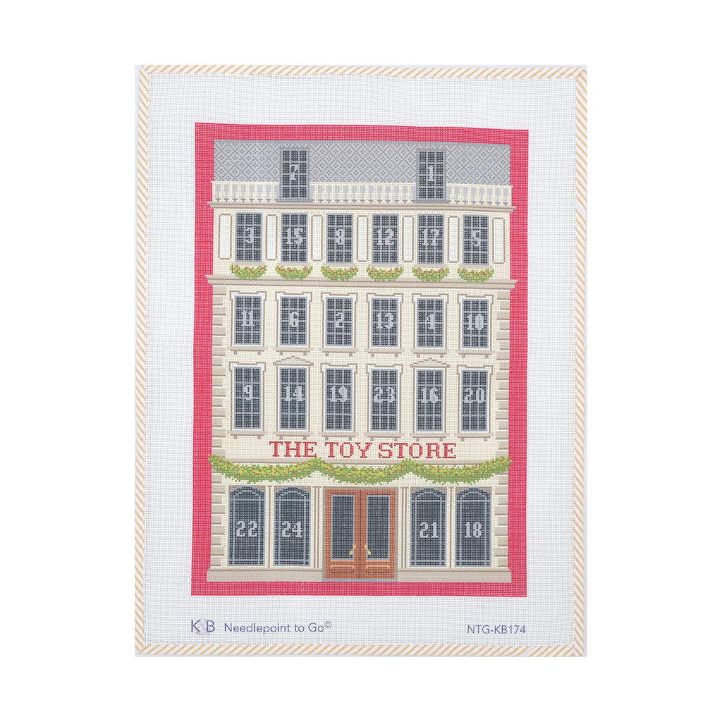 Toy Store Advent Calendar | Needlepoint Canvas