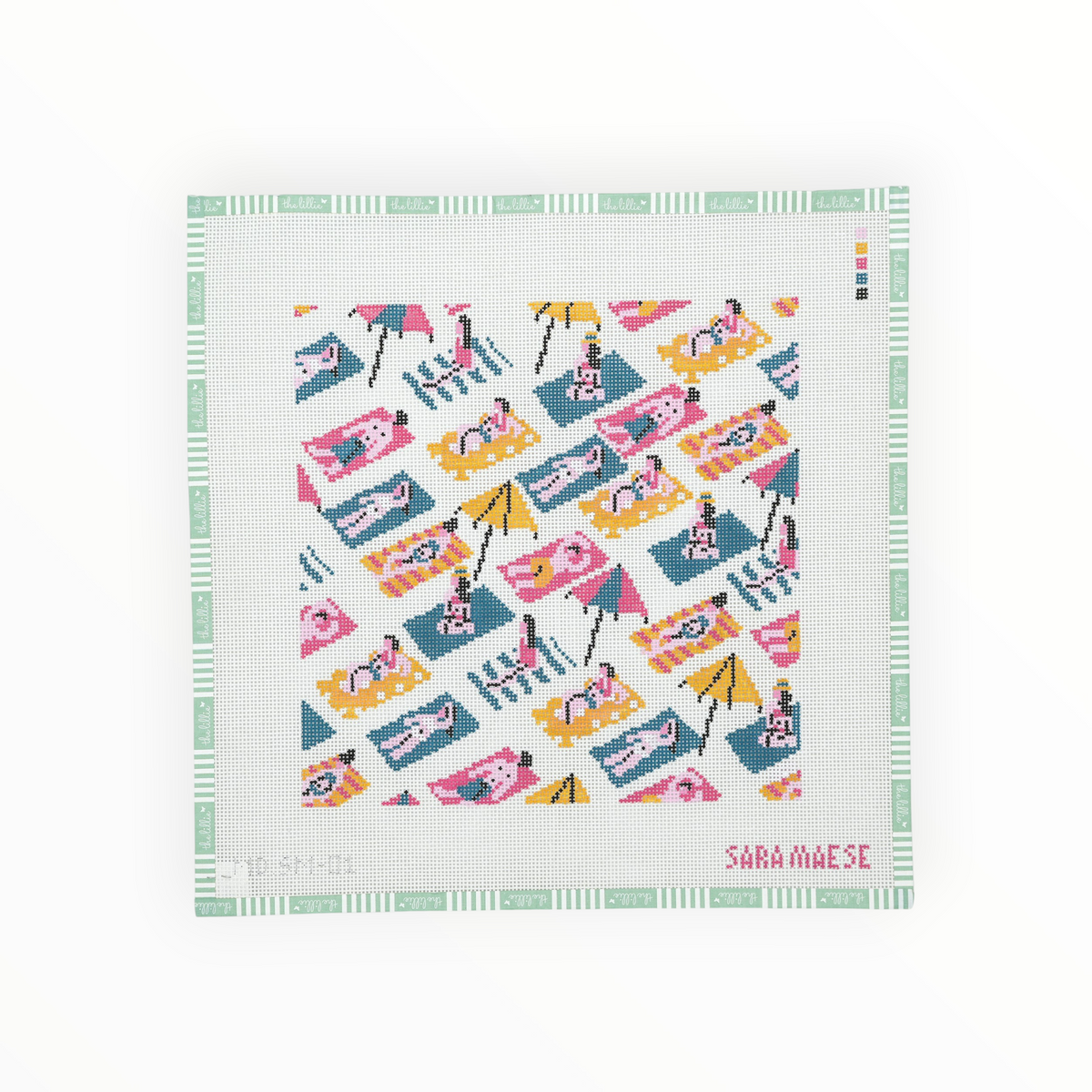 Sun Bathers | Needlepoint Canvas