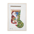 Santa and Cookies with Tree, Stocking | Needlepoint Canvas