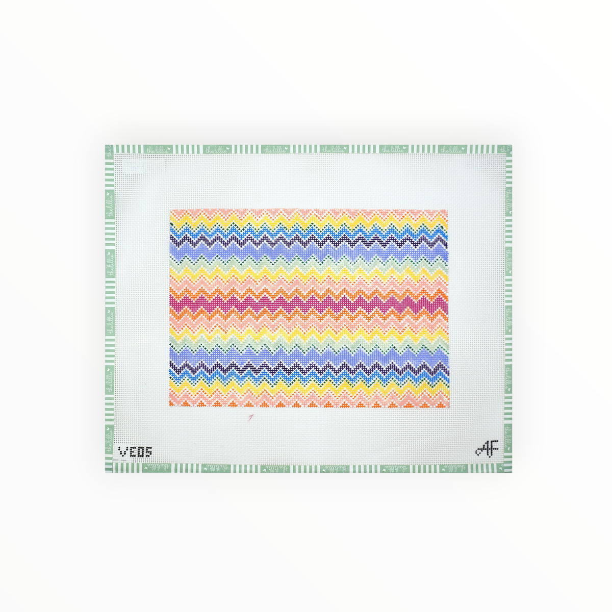 Bargello Clutch 14 Mesh needlepoint canvas by Stitch Style