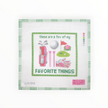 These Are a Few of My Favorite Things - Golf needlepoint canvas by Lucky Lotus